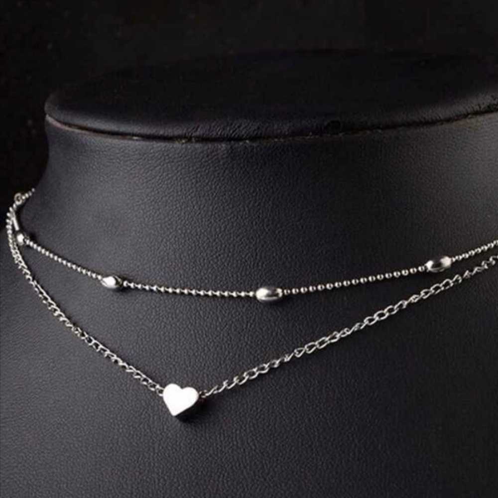 Dainty Heart ♥️ Layered Choker